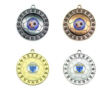 An image of Football Medals with Custom Centre