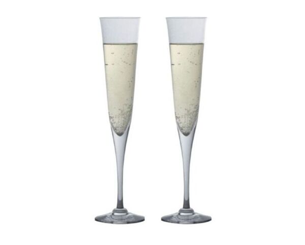 Engraved Champagne Flutes   Celebration (Pairs)