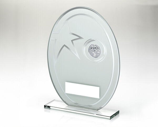 JR1 TD659 Glass Football Award