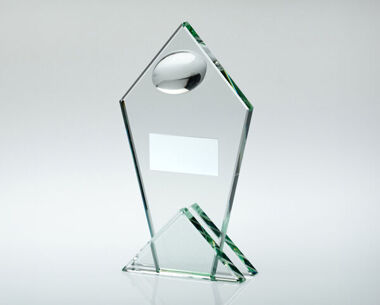 Product Image for Glass Rugby Ball Award - 146mm