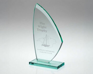 Jade Glass Sail Corporate Award