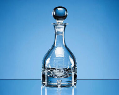 Product Image for 0.6ltr Handmade Bubble Base Round Wine Decanter
