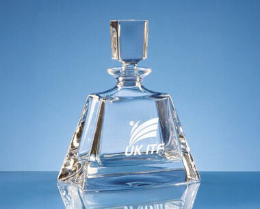 0.7ltr Lead Crystal Midi Boston Decanter