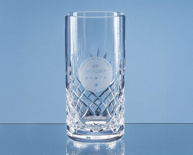 400ml Blenheim Lead Crystal Panel Highball