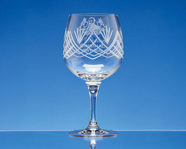 Product Image for 700ml Panel Gin Glass with Frost Cutting