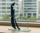 BG4 engraved glass award