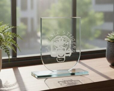 U-Shape Jade Business Trophy
