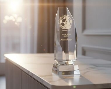 Octagonal Corporate Gift Award