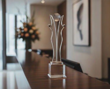 Crystal 'World In Your Hands' Centerpiece