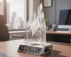 C916C50 Crystal Tower Award