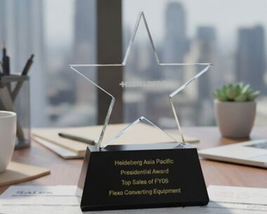 Crystal Star Award with Black Base