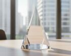 C322 Triangular Crystal Award