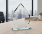 HC011 Teardrop Jade Glass Award
