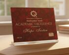 XG79R Red Marble Glass Award