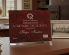 XG79R Glass Award Red Marble