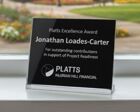 XG79K Black Marble Glass Award