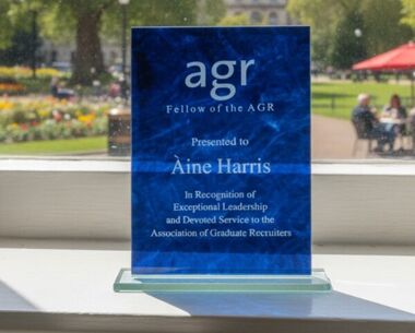 Blue Marble Portrait Glass Award