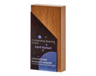 V522 rectangle lamindated wooden award