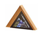 V526 triangle wooden award with acrylic