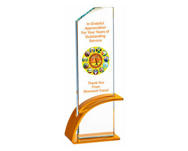 Printed Glass and Orange Metal Award