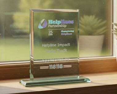 Portrait Printed Glass Award