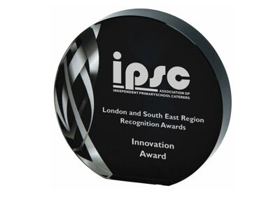 Black and Silver Circular Award