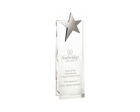 T.0401 Glass pillar award with shooting star