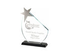 T.3719 Engraved Crystal Star Award