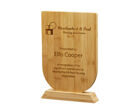 T.4096 U shaped engraved bamboo award