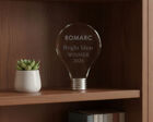 JB1010 Glass award lightbulb shaped