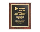 V517 Engraved wooden presentation plaque