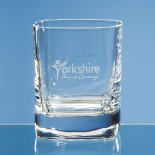 An image of Personalised Whisky Glass - 10oz Strauss Sq.