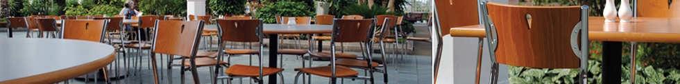 Wooden Cafe and Bistro Chairs