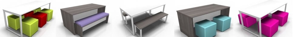 Bench Canteen Dining Sets