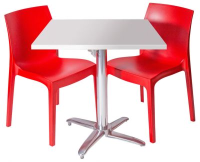 Outdoor Flip Top Dining Set 5 Cafe Reality