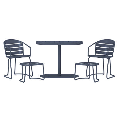 5 Piece Nesting Patio Furniture Set Forda Cafe Reality 5 Piece Nesting Patio Furniture Set