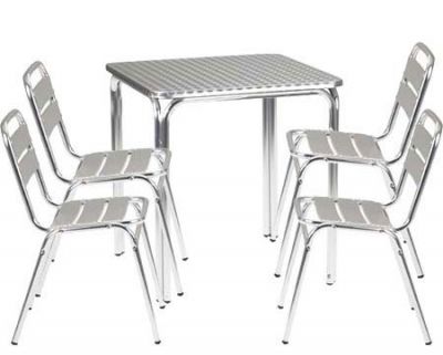 Ria Aluminium bistro set 2 - Cafe Reality Ria Aluminium bistro set 2 - Cafe Reality