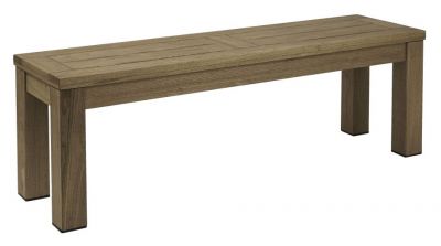 Deano All Wood Bench Darkened Cafe Reality
