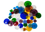 Glass Rondels, Jewels & Bevels