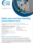 Personalised Stand Up Clock Tutorial