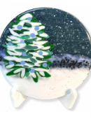 Winter&rsquo;s Night Plate & Easel
