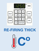 Re-firing Thick Pieces