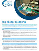 Top tips for soldering