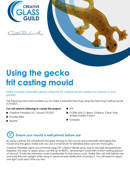 Gecko frit casting mould tutorial