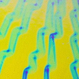 Green Magenta Blue Voltage on Clear 2