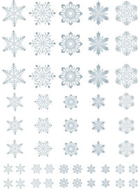 NEW Snowflakes grey 2020