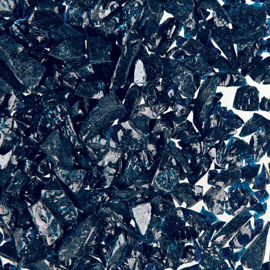 Aventurine Blue Frit - Transparent  COE96