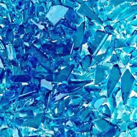Topaz Blue Frit - Transparent  COE96