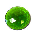 Flatback Faceted Jewels   Emerald Green large