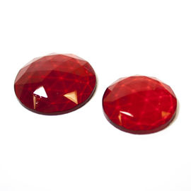 Flatback Faceted Jewels   Dark Red 2